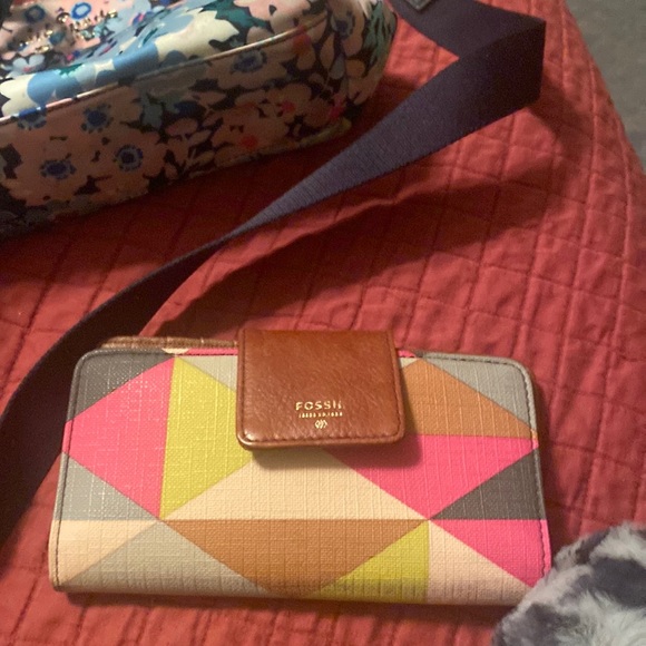 Fossil color block wallet - Picture 1 of 3